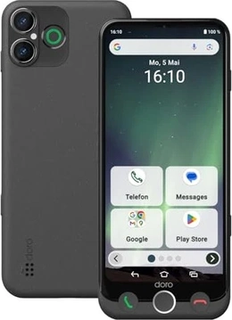 Doro Aurora A30 inkl. Wireless Charging Station Gray