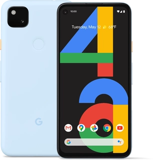 Google Pixel 4a barely blue