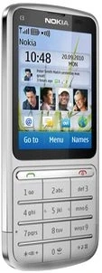 Nokia C3-01 Touch and Type Silver