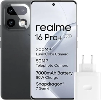 Realme 16 Pro+ 5G 512GB pebble grey