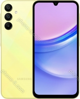 Samsung Galaxy A15 yellow