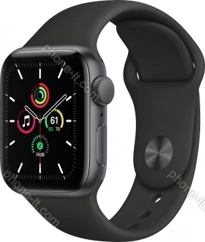 Apple Watch SE (GPS) 40mm space grey with sport wristlet black 