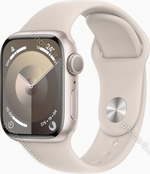 Apple Watch Series 9 (GPS) 41mm aluminium Polarstern with sport wristlet S/M Polarstern 