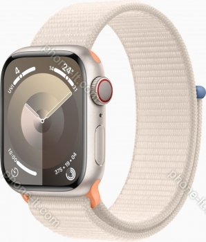 Apple Watch Series 9 (GPS + cellular) 41mm aluminium Polarstern with Sports Loop Polarstern 