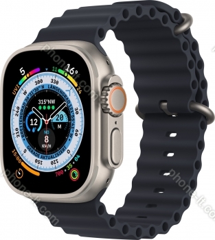 Apple Watch Ultra with Ocean Wristlet midnight 