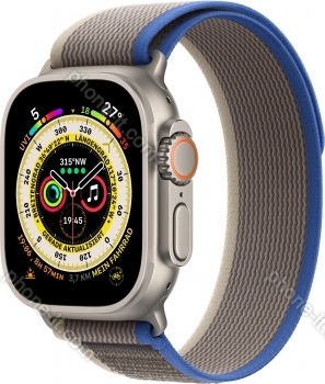 Apple Watch Ultra with Trail Loop M/L blue/grey 
