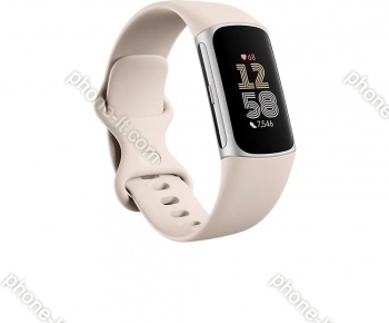 Fitbit Charge 6 activity tracker porcelain/silver 