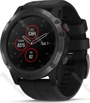 Garmin Fenix 5X Plus Sapphire black 