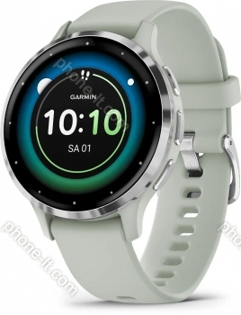 Garmin Venu 3S silver/sage grey 