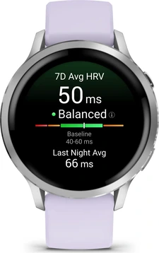 Garmin Venu 4S silver/periwinkle
