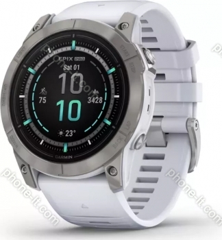 Garmin epix 2X Pro Sapphire whitestone/titanium 