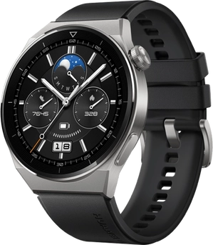 Huawei Watch GT 3 Pro titanium 46mm Black fluoroelastomer