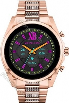 Michael Kors Smartwatch Gen 6 Bradshaw Pavé rose gold with link bracelet rose gold 