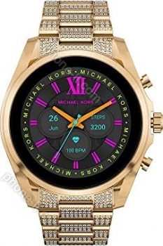 Michael Kors Smartwatch Gen 6 Bradshaw Pavé gold with link bracelet gold 