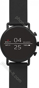 Skagen Connected Falster 2 black with silicone bracelet black 