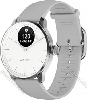 Withings ScanWatch Light white/silver 
