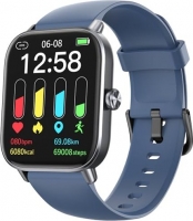 Amzhero Smartwatch ladies 1.8" blue 