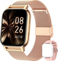 Popglory Smartwatch 1.85" rose gold/pink 