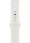 Apple Watch Series 6 (GPS + cellular) 44mm stainless steel silver with sport wristlet white