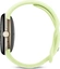 Google pixel Watch 4 (LTE) 41mm Champagne Gold with sport wristlet Lemongrass