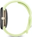 Google pixel Watch 4 (Wi-Fi) 41mm Champagne Gold with sport wristlet Lemongrass