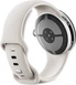 Google pixel Watch 4 (Wi-Fi) 41mm polished Silver with sport wristlet Porcelain
