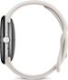 Google pixel Watch 4 (LTE) 45mm polished Silver with sport wristlet Porcelain