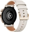 Huawei Watch GT 3 elegant 42mm Light Gold white Leather
