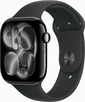 Apple Watch Series 11 (GPS + cellular) 46mm aluminium diamond bla...