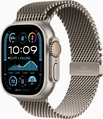 Apple Watch Ultra 2 nature with Milanaise-Wristlet Medium nature