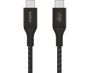 Belkin BoostCharge USB-C/USB-C 240W cable 1.0m black