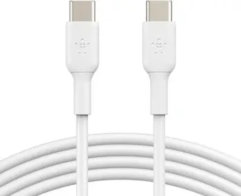 Belkin BoostCharge USB-C to USB-C cable with strap 2.0m white