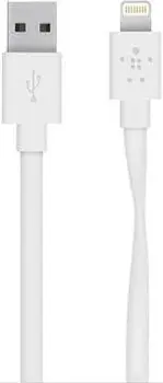 Belkin Lightning/USB adapter cable flat 1.2m white
