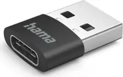 Hama USB-C adapter USB-A-plug/USB-C-socket 480 Mbit/s 3-pack