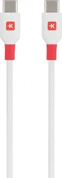 Skross USB cable USB 2.0 USB-C plug 0.15m white