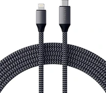 Satechi USB-C to Lightning кабель space Gray