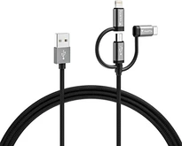 Varta 3in1 Speed Charge & Sync кабель 2m black