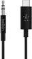 Belkin 3.5mm audio cable with USB-C-plug 1.8m black