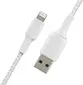 Belkin BoostCharge Braided USB-A to Lightning 2.0m white