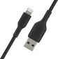 Belkin BoostCharge Braided USB-A to Lightning 2.0m black