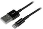 StarTech Lightning/USB-adapter cable, black 2m