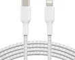 Belkin BoostCharge Braided USB-C to Lightning cable 2.0m white
