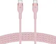 Belkin BoostCharge Pro Flex USB-C/USB-C cable 1.0m pink