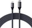 Satechi USB-C to Lightning кабель space Gray