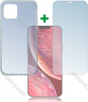 4smarts 360° Protection set for Apple iPhone 12 Pro Max transparent 