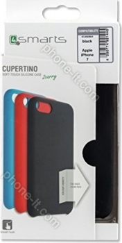 4smarts Cupertino Silicone case for Apple iPhone 7/8 black 