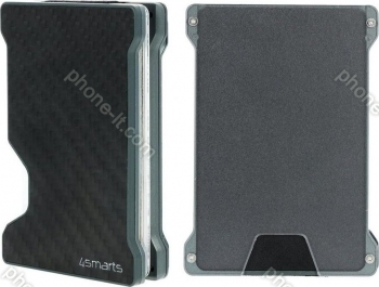 4smarts magnet wallet with RFID Protection for MagSafe black 
