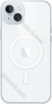Apple clear case with MagSafe for iPhone 15 Plus transparent 