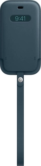 Эпл Айфон 12 мини Leather Sleeve with MagSafe Baltic синий