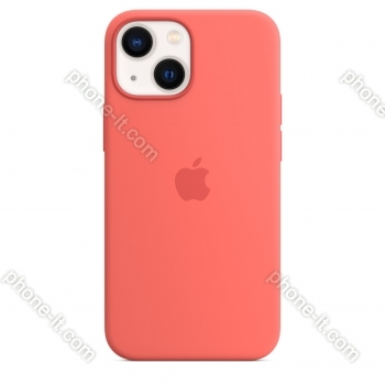 Apple iPhone 13 Mini Silicone Case with MagSafe Pink Pomelo 